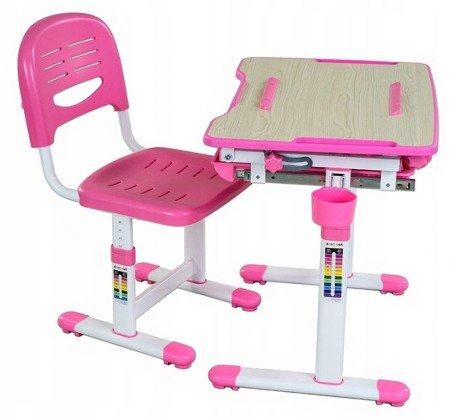 Biurkosa Biurko + Krzesełko dla dziecka zestaw Pink 11976310