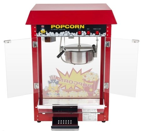 Maszyna do popcornu z wózkiem Royal Catering (moc: 1600W, wydajność: 5 - 6 kg/h) 45643432