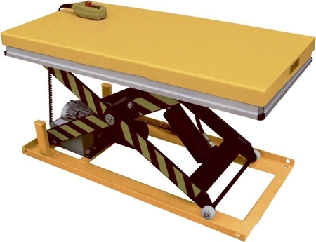 Stół podnośny elektryczny (udźwig: 2000 kg, wymiary platformy: 1300x800 mm, wysokość podnoszenia min/max: 210-1050 mm) 31026270